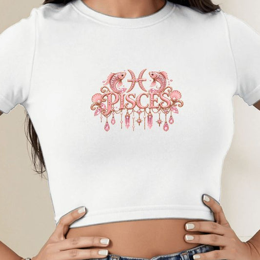Pisces Crop Top