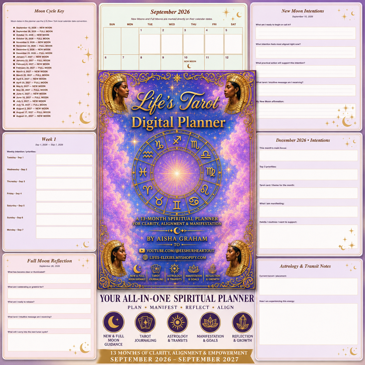 Life's Tarot Digital Planner