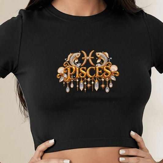 Pisces Crop Top
