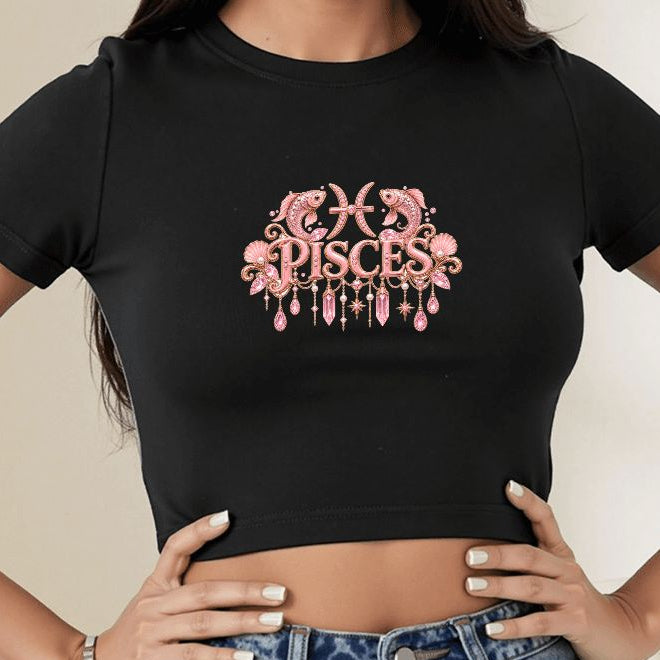 Pisces Crop Top