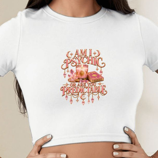 "Am I Psychic Or..." Crop Top
