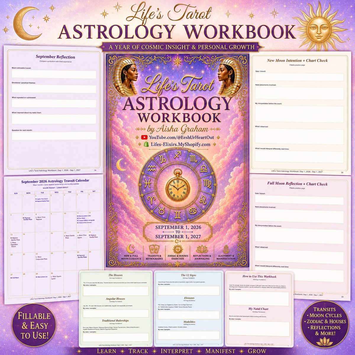 Life's Tarot Astrology Workbook