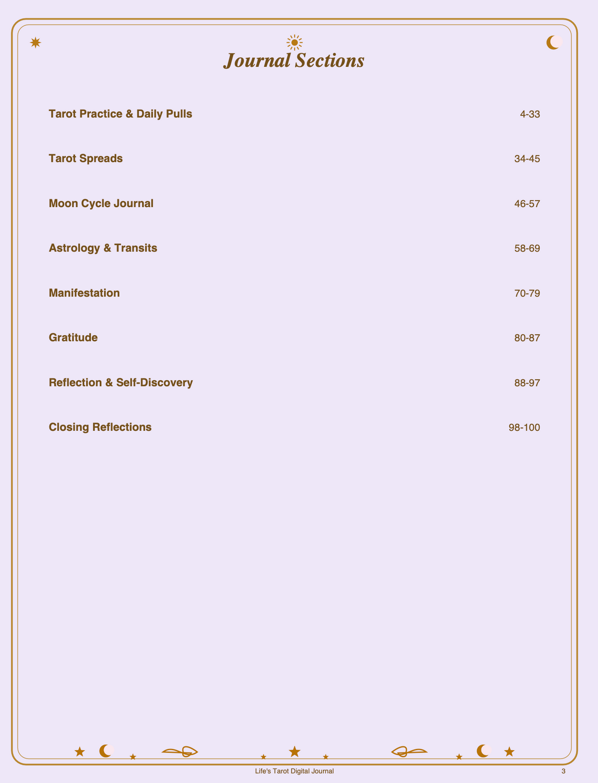 Life's Tarot Digital Journal