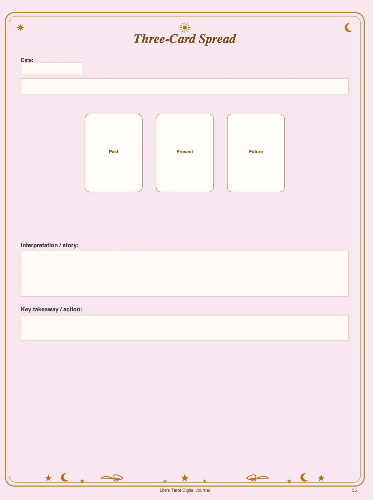 Life's Tarot Digital Journal