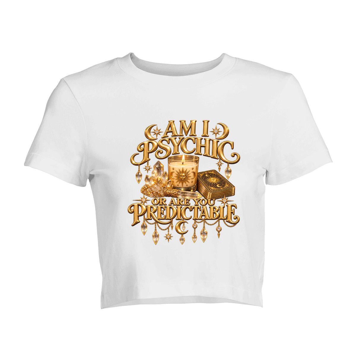 "Am I Psychic Or..." Crop Top