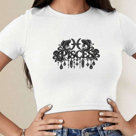 Pisces Crop Top