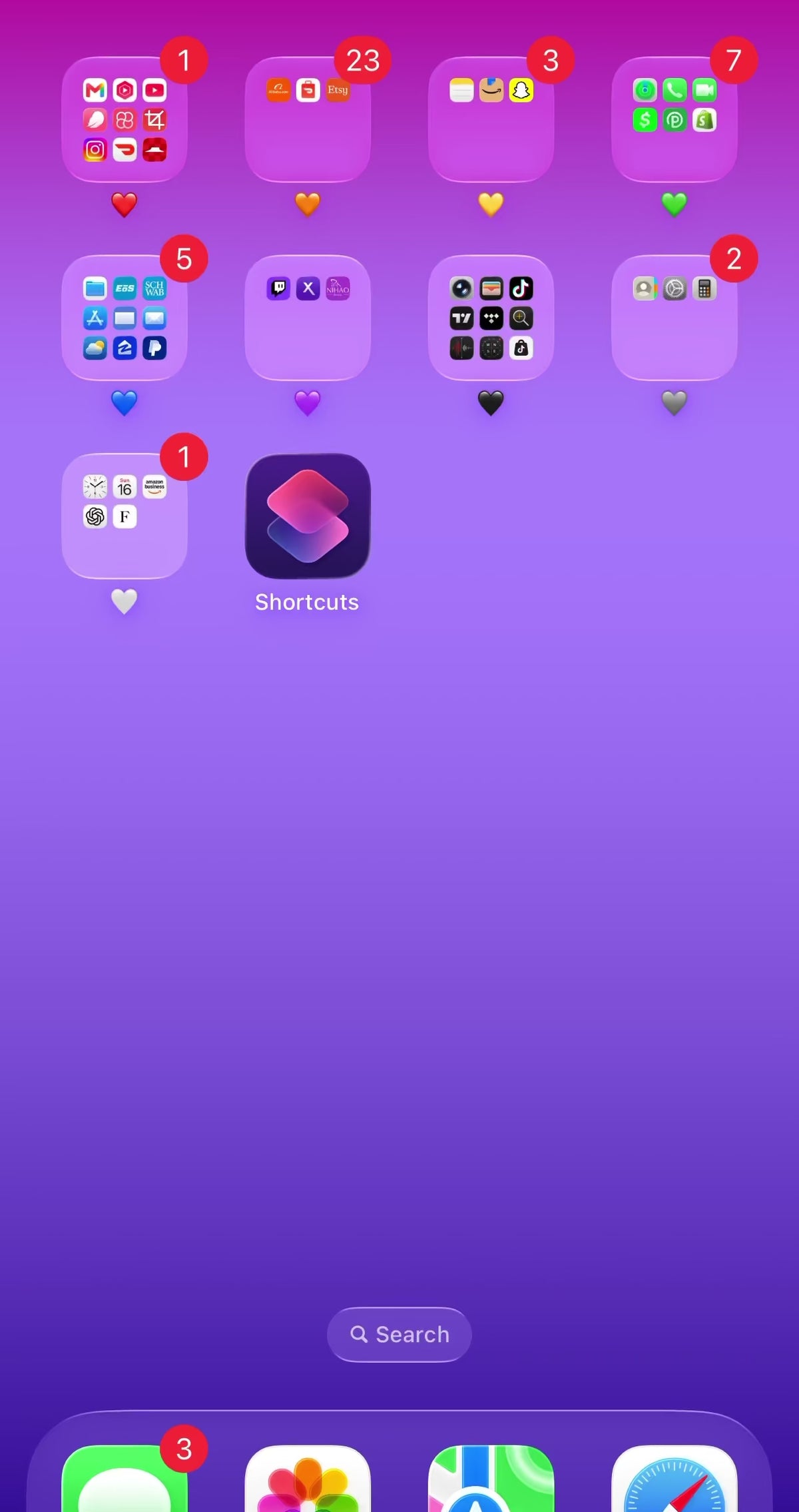 Instructions on adding a digital journal to your homescreen